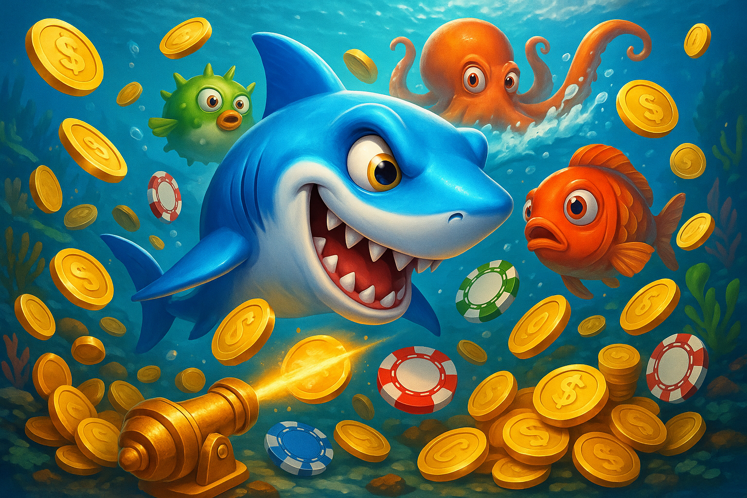Mega Fishing Tada Ang Kaakit-akit na Mundo ng Online Casino Fishing Game