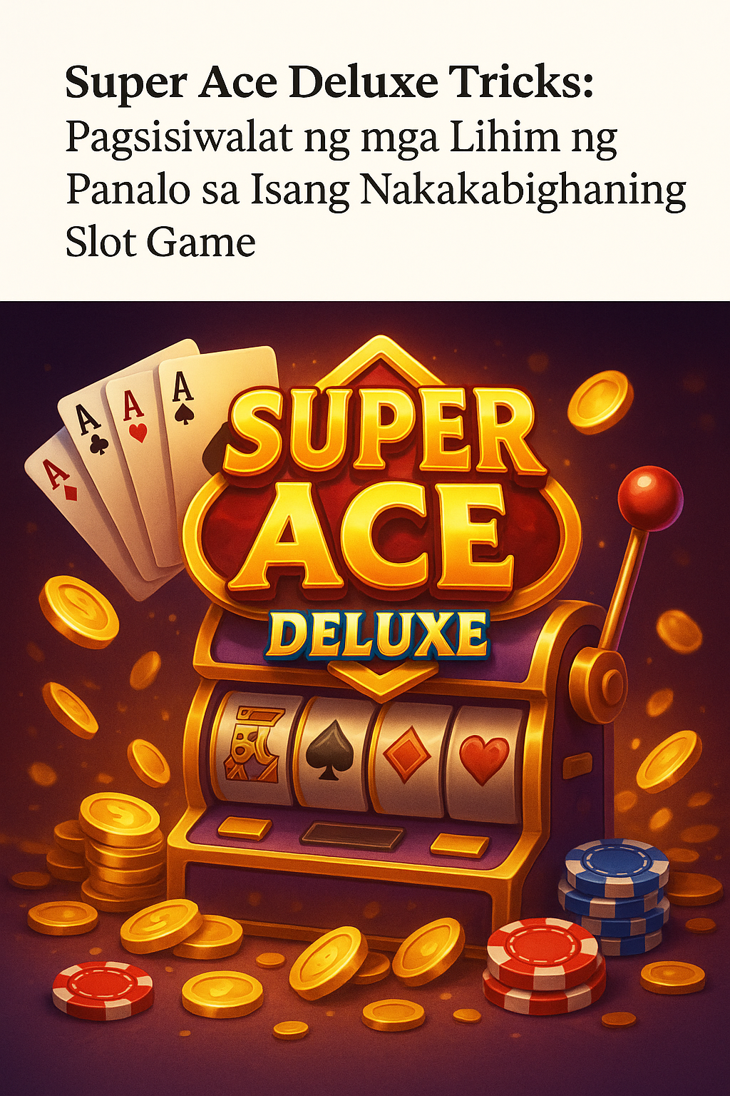 Super Ace Deluxe Tricks Pagsisiwalat ng mga Lihim ng Panalo sa Isang Nakakabighaning Slot Game